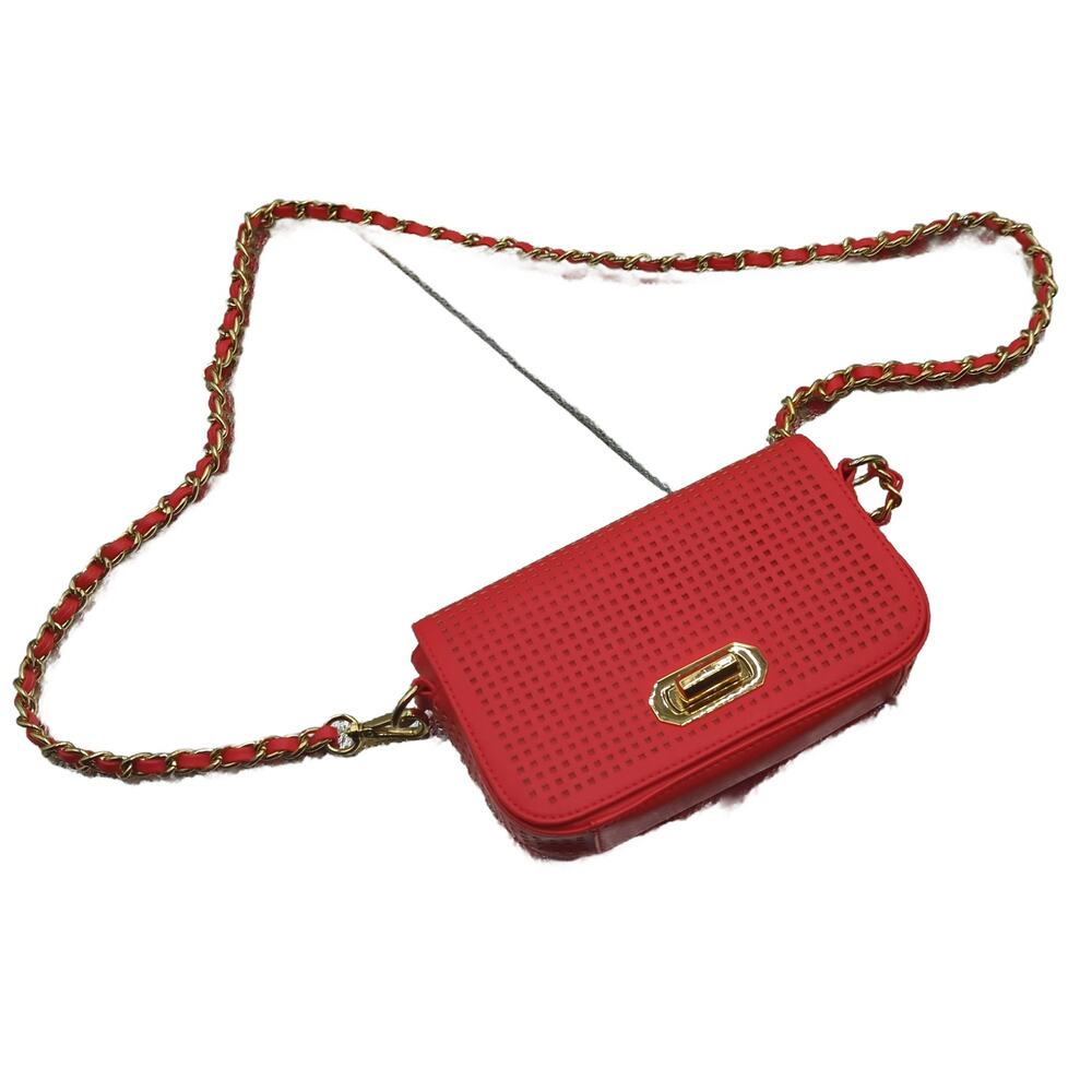 Banana Republic‎ One Size Red Chain Crossbody Bag
